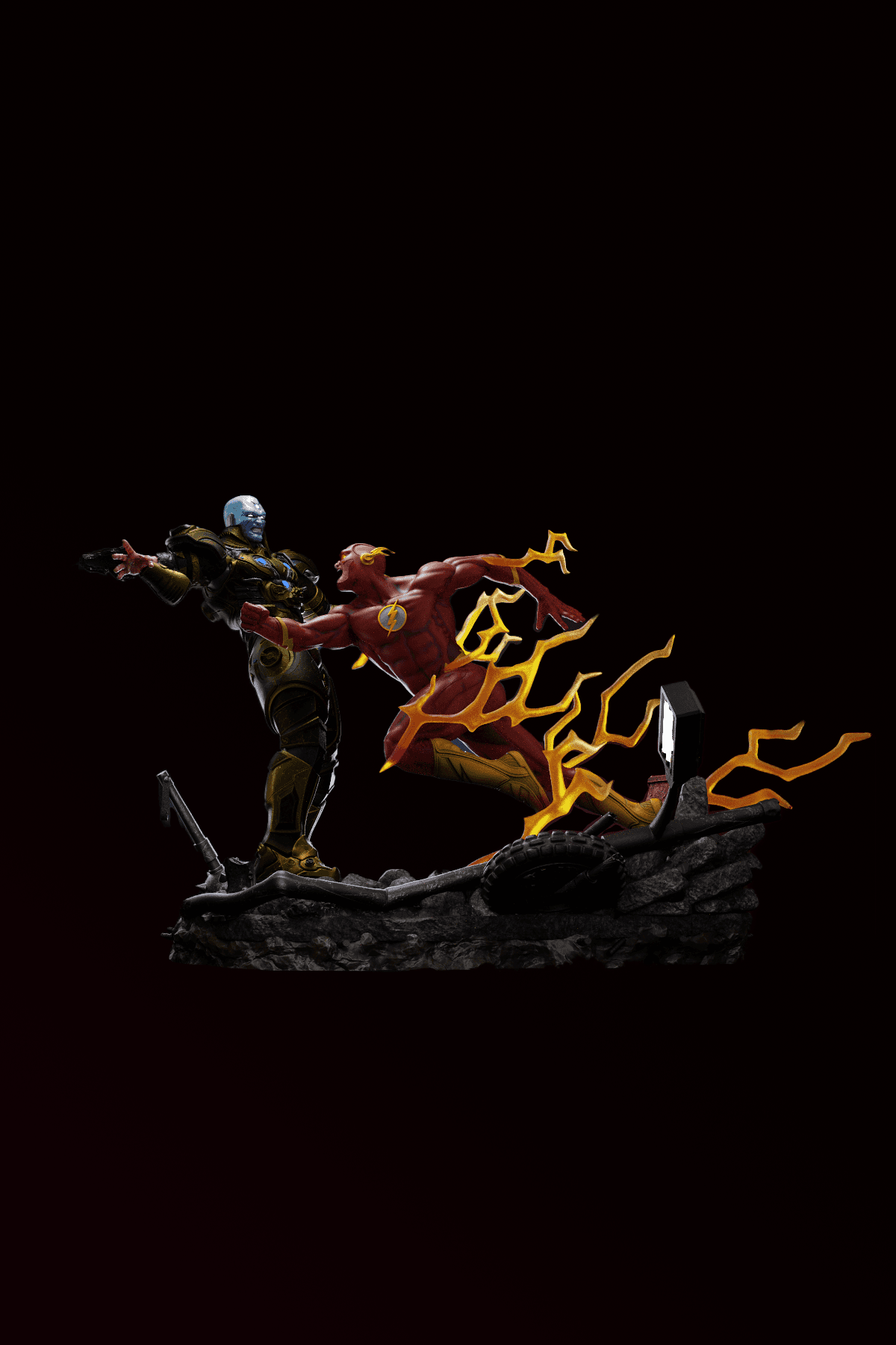 Flash Vs Brainiac Luthor Diaroma