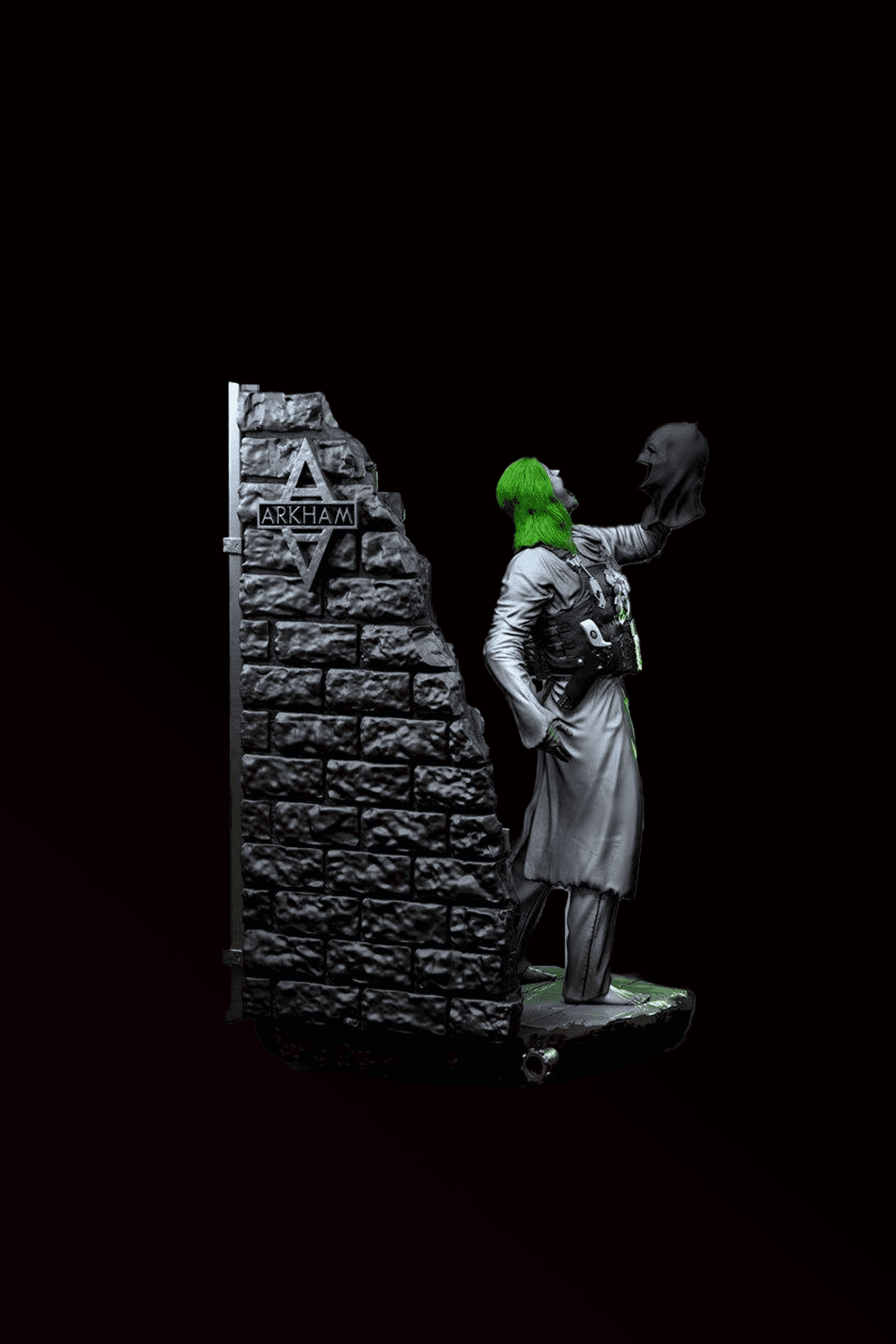 Joker Jared vs Batman Diaroma