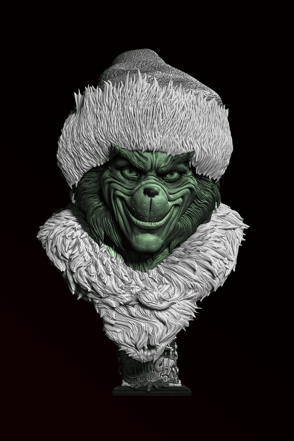 Grinch Büst Grinch Büst
