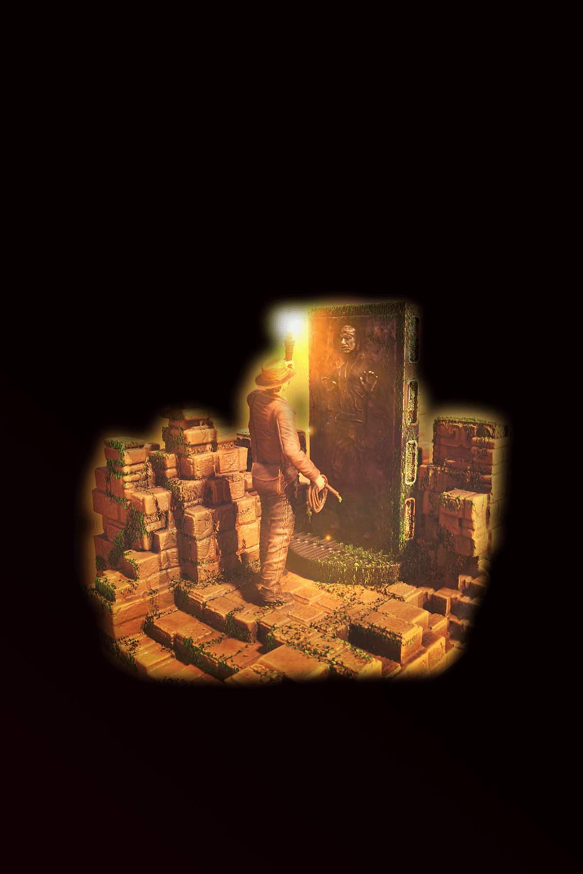 İndiana Jones Han solo Carbonite  Diaroma