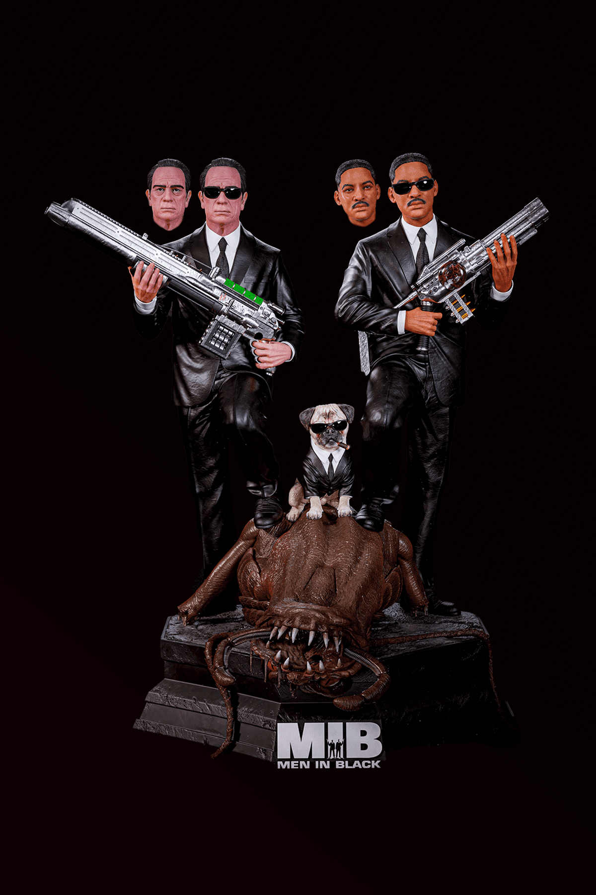 Siyah Giyen Adamlar Diaroma