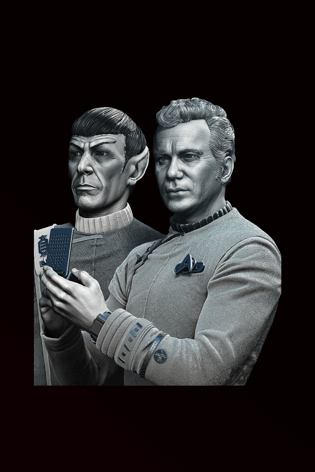 Kaptan Kirk ve Spock Diaroma