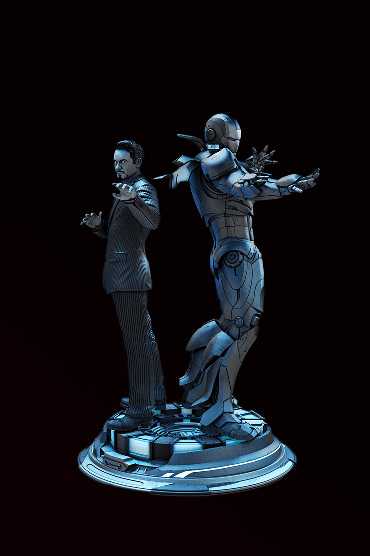 Tony Stark ve İron Man Diaroma