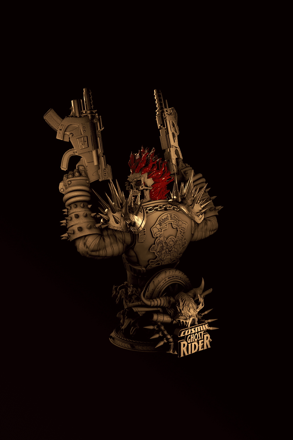 Kozmik Ghost Rider Büst