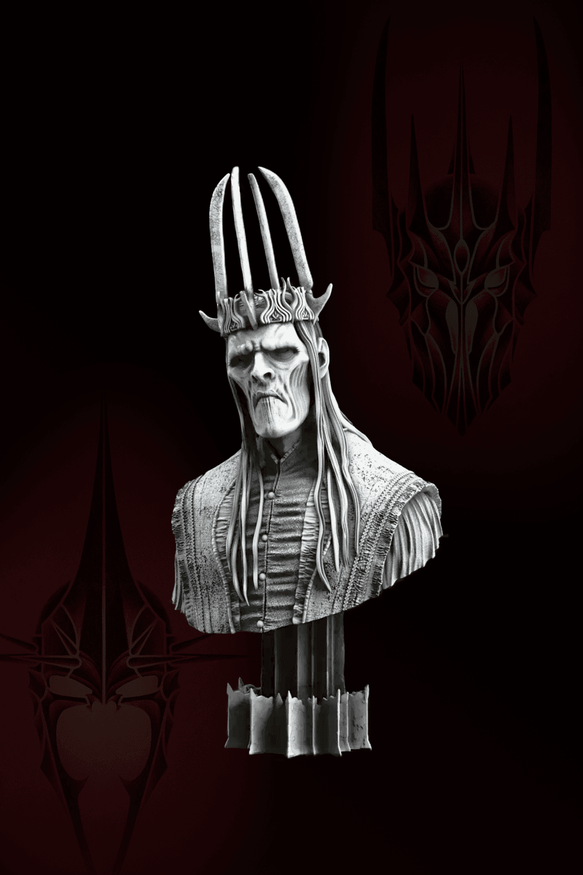 Khamul , Witch King Büst  - LOTR