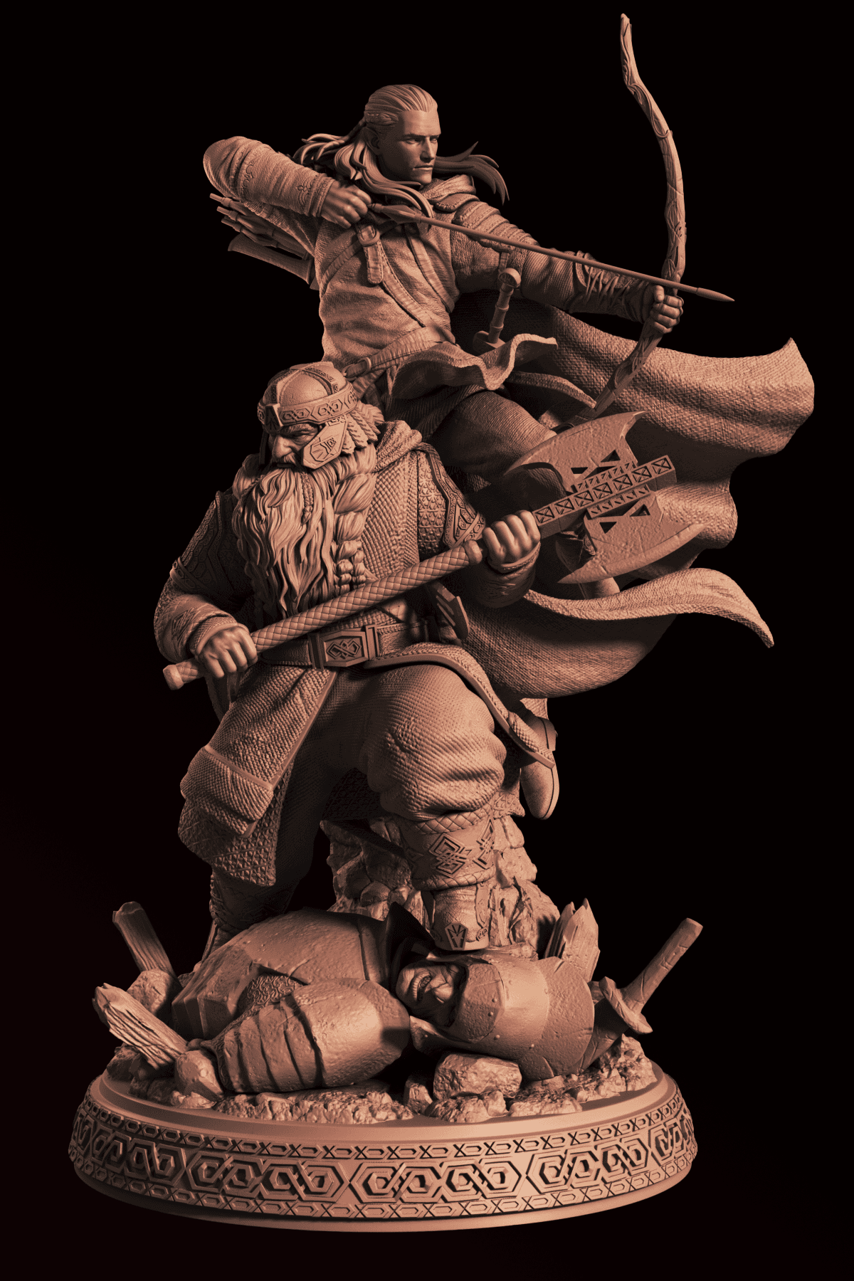Gimli ve Legolas Diaroma - LOTR