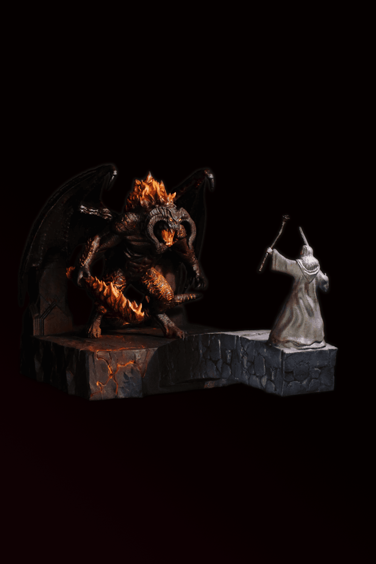 Gri Gandalf vs Balrog Diaroma - LOTR 1 Gri Gandalf vs Balrog Diaroma - LOTR 1