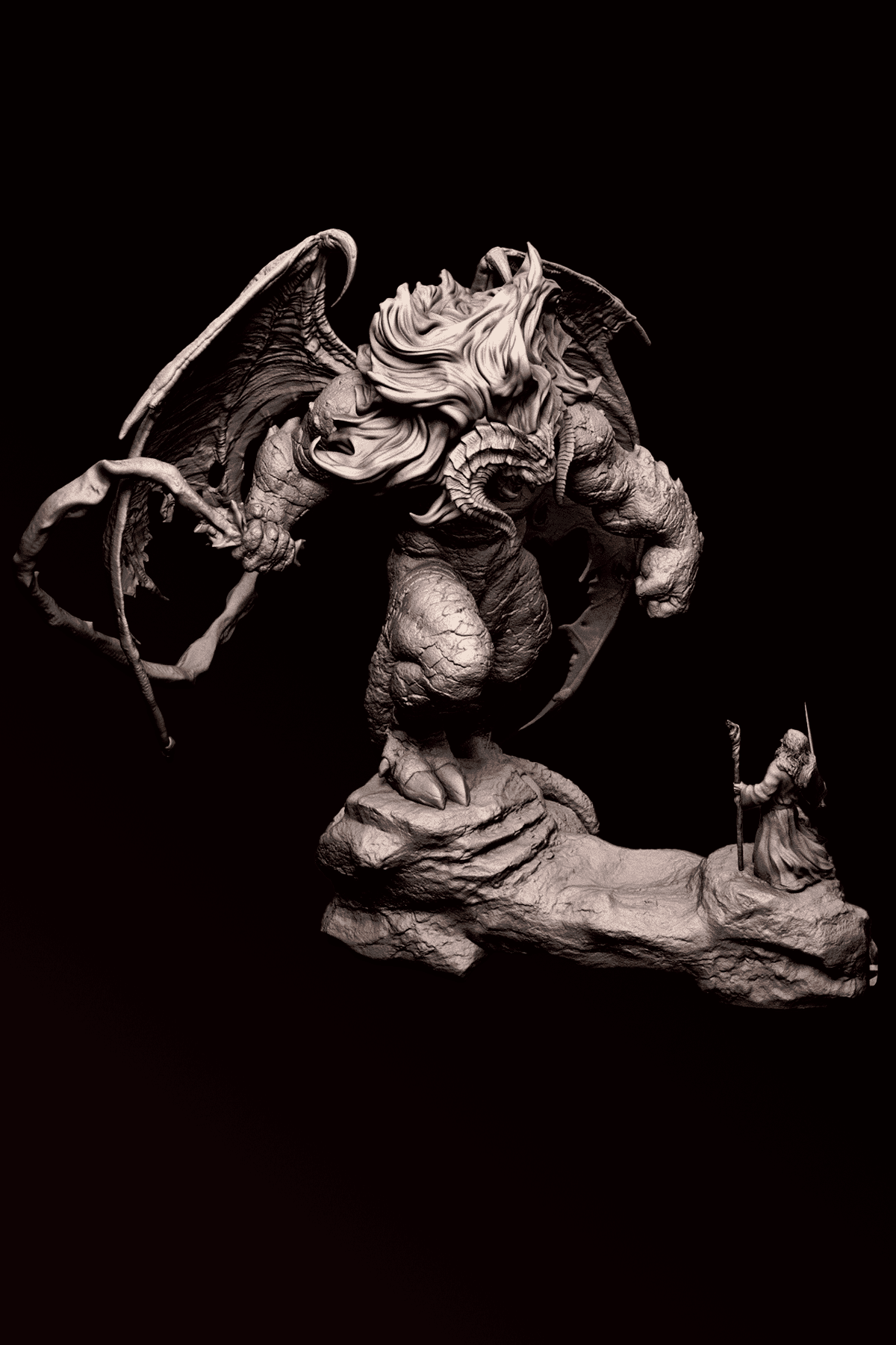 Balrog vs Gandalf Diaroma 1 - LOTR 1