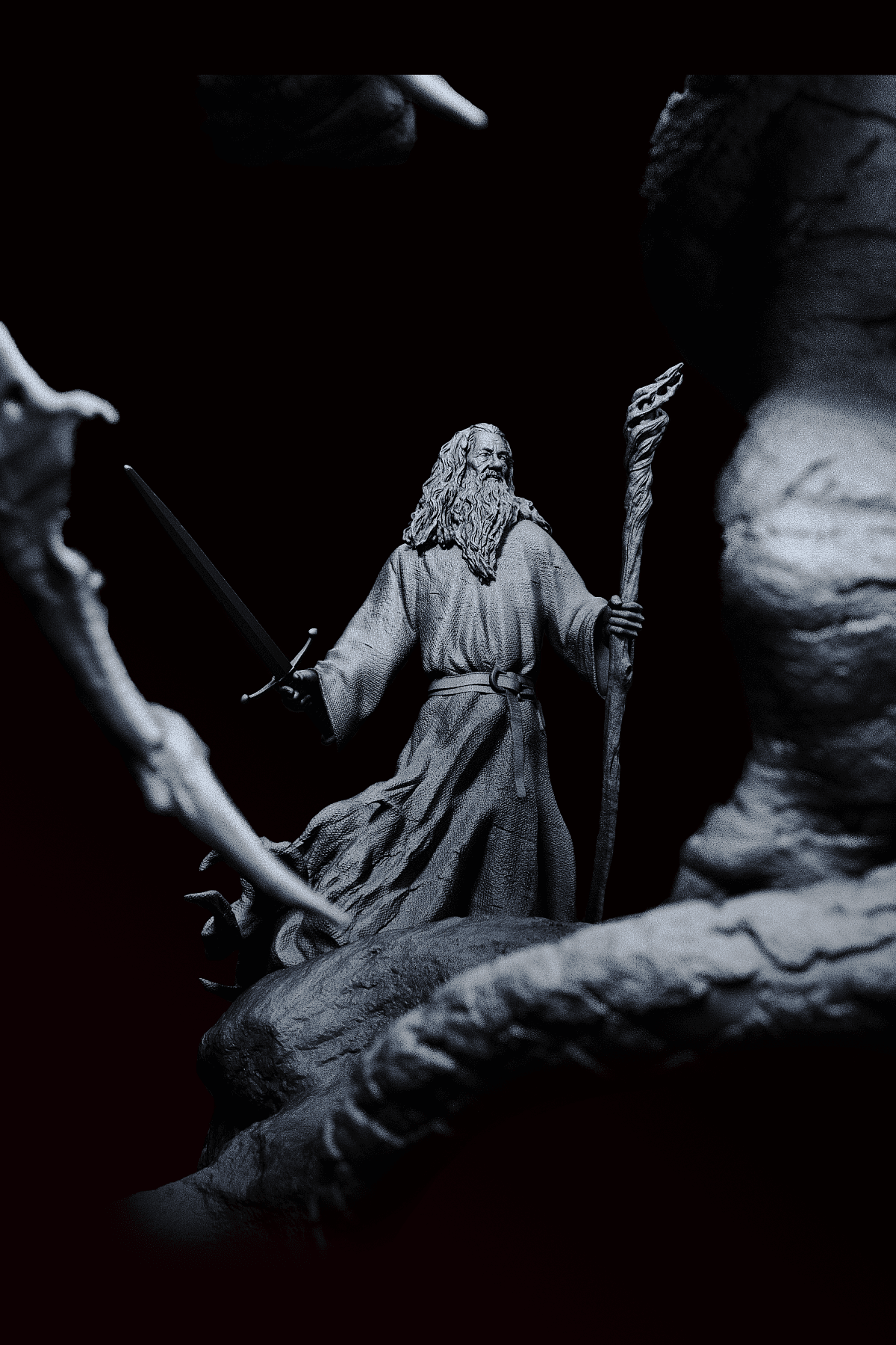 Balrog vs Gandalf Diaroma 1 - LOTR 1 Balrog vs Gandalf Diaroma 1 - LOTR 1