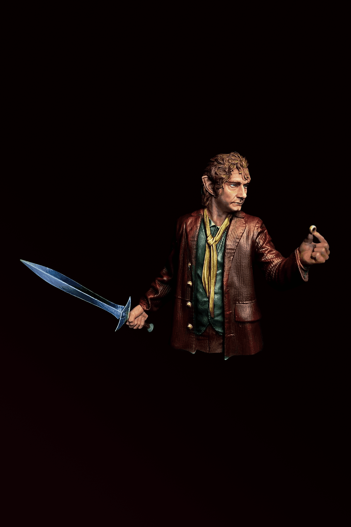 Tek Yüzük ile Bilbo Baggins Büst - Hobbit