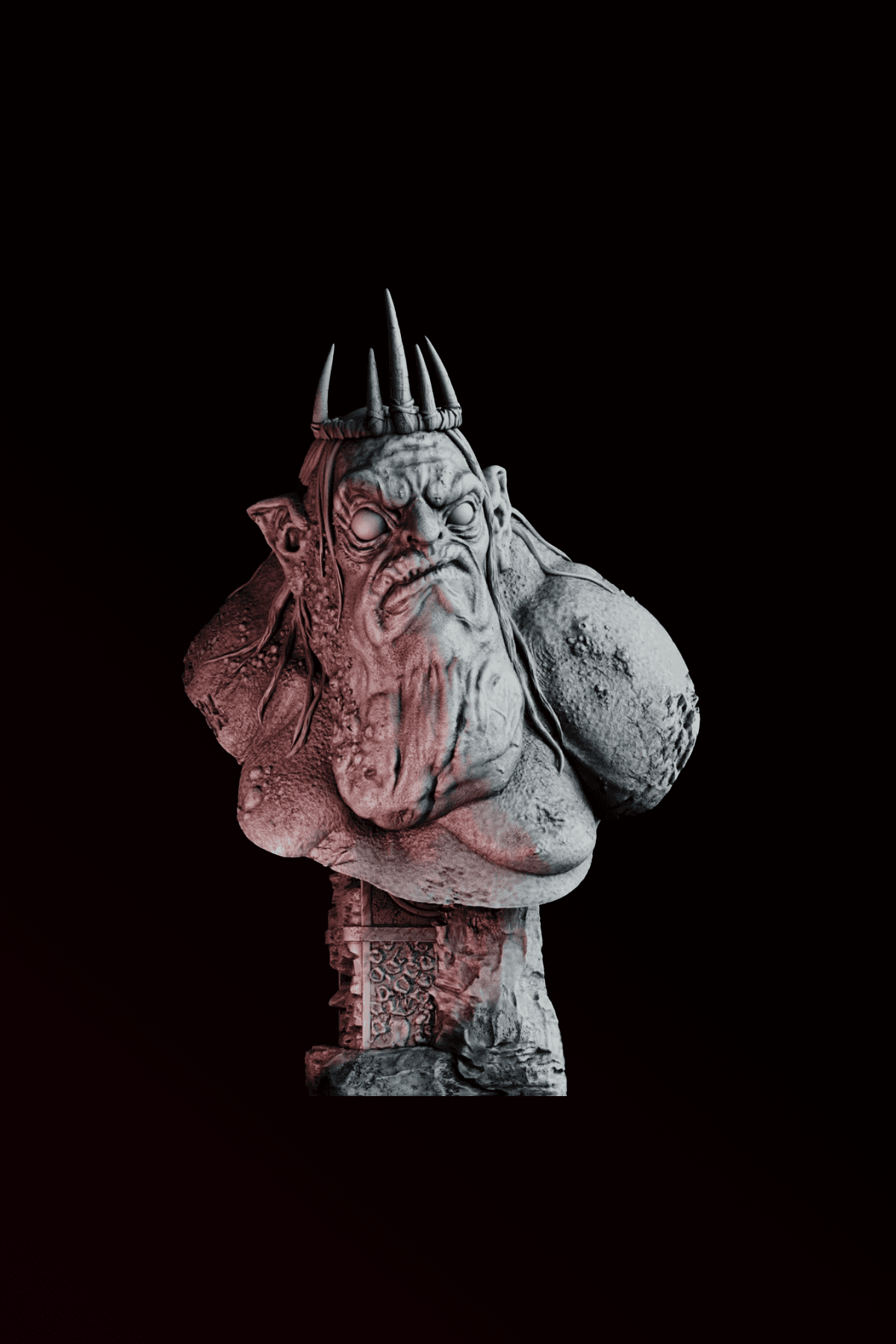 Goblin Kral Büst - Hobbit 