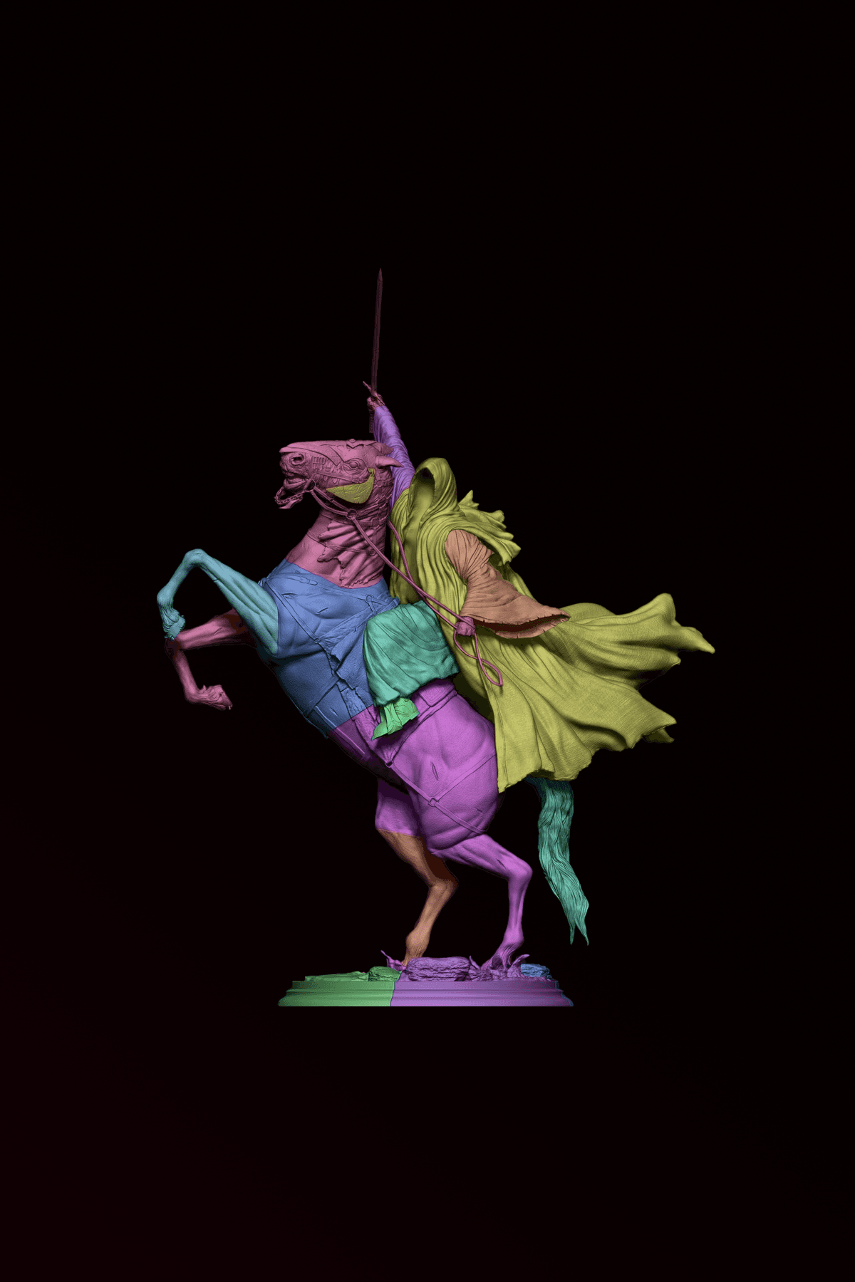 Khamul Nazgul Tayfı Atlı Diaroma - LOTR