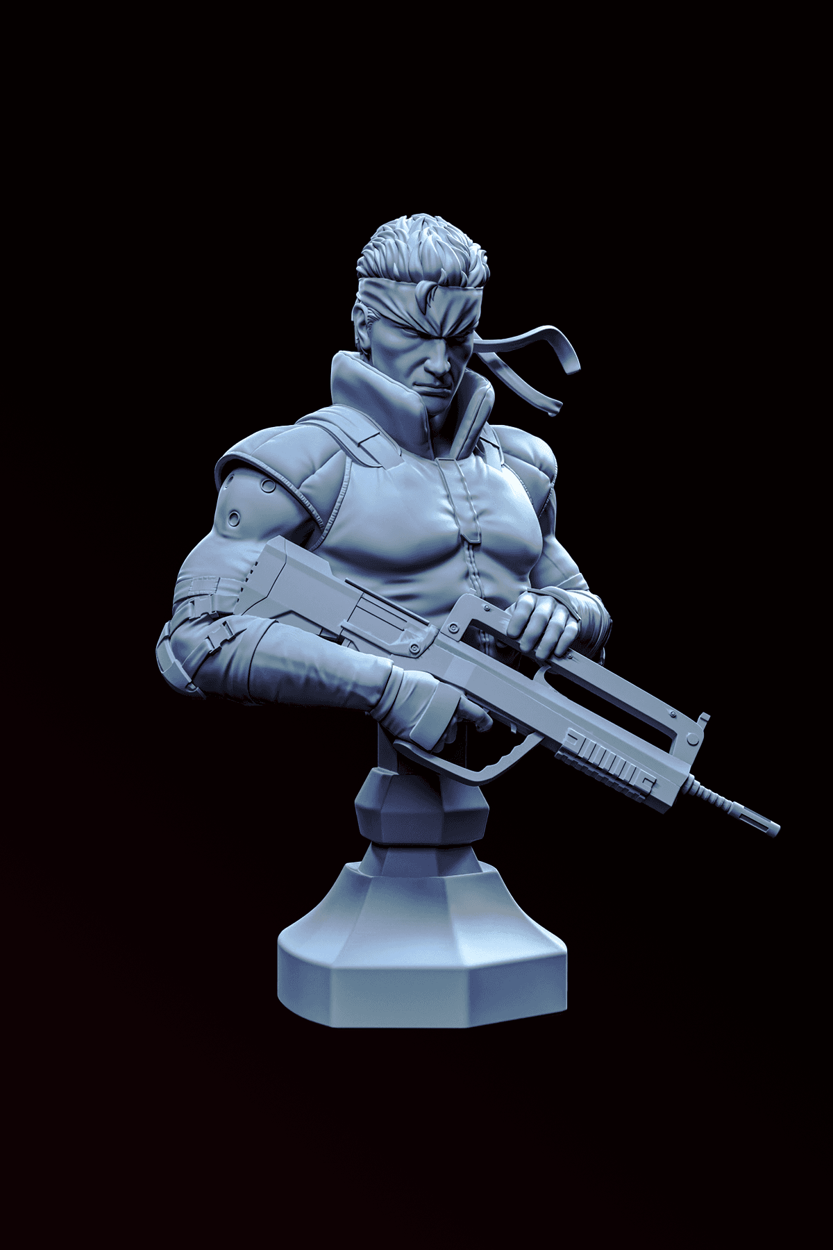 Metal Gear Solid - Snake Büst 1