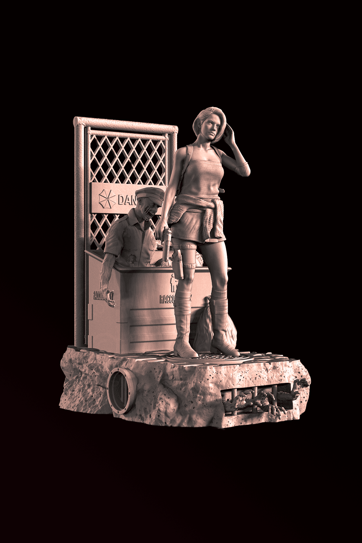 Jill Valentine Diaroma - Resident Evil