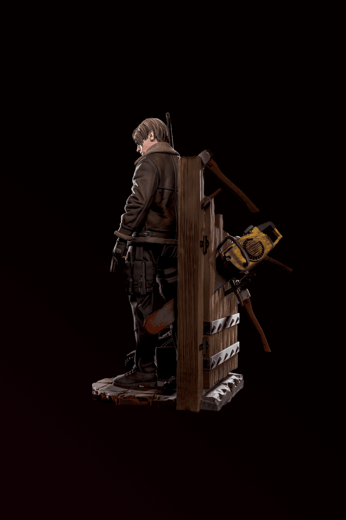 Leon Kennedy Diaroma 1- Resident Evil