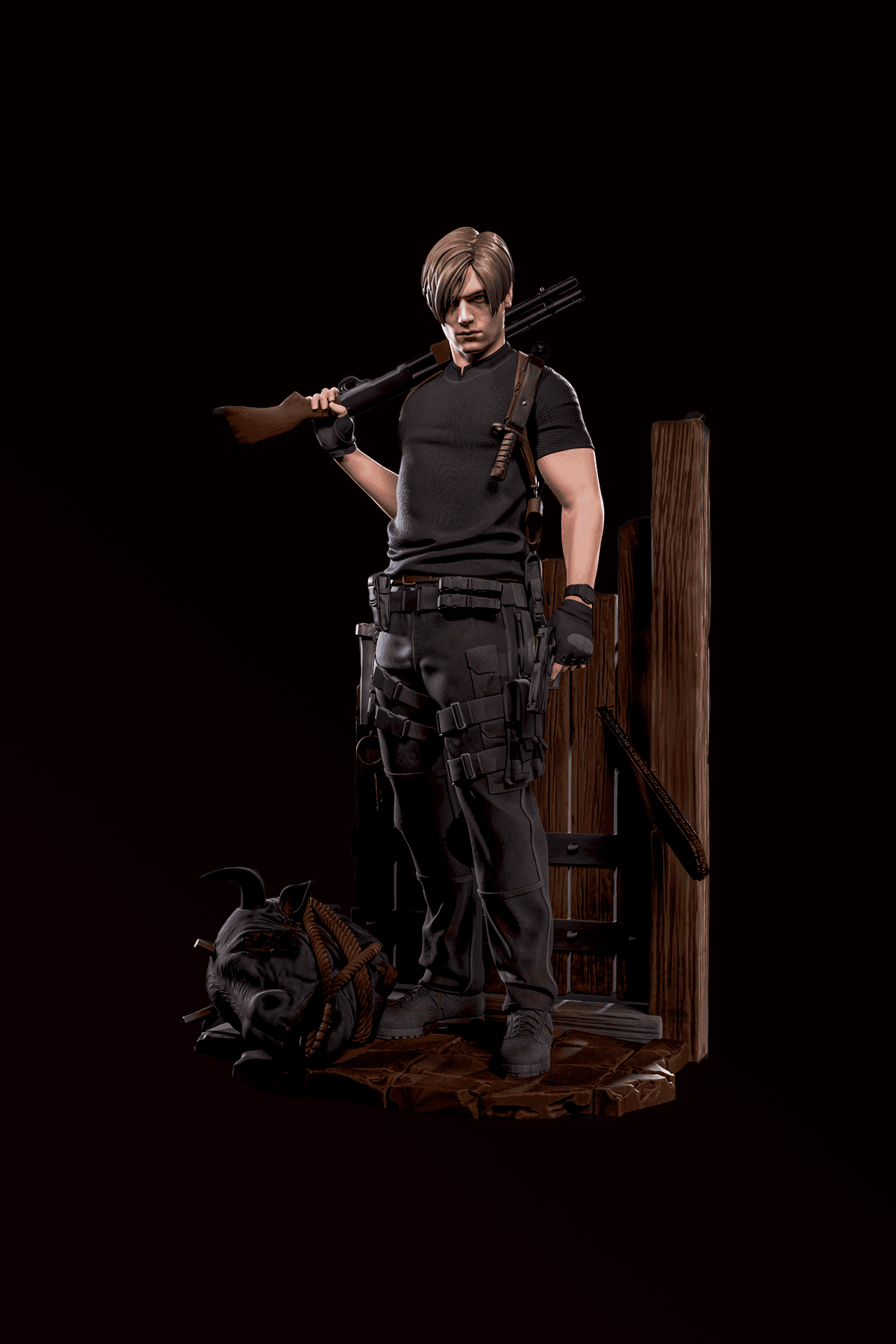 Leon Kennedy Diaroma 1- Resident Evil