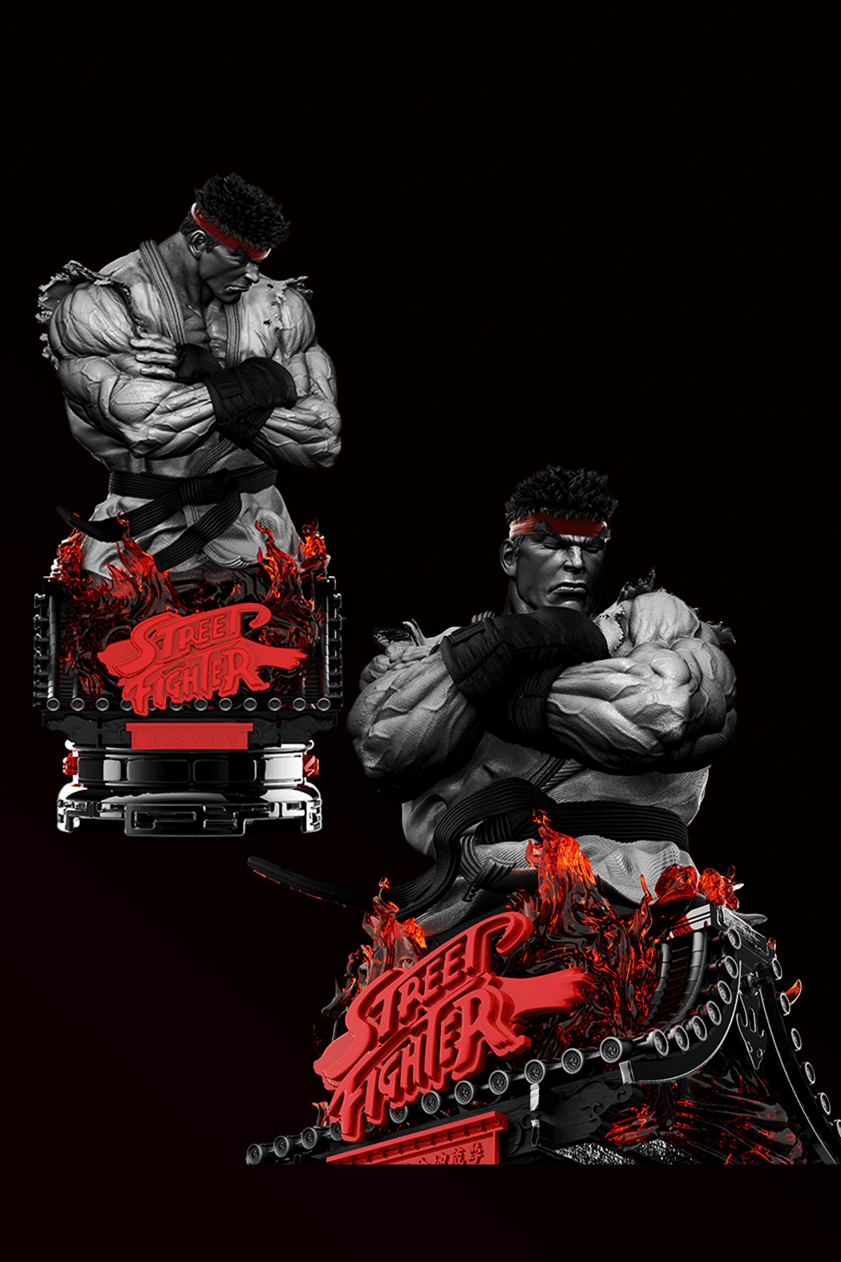 Ryu Büst - Street Fighter