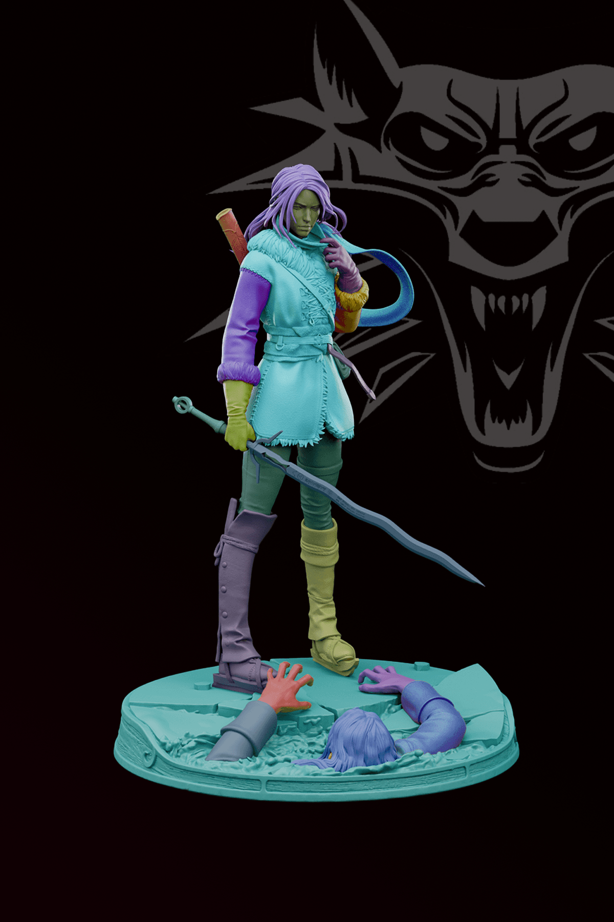 Ciri Diaroma 1 - The Witcher