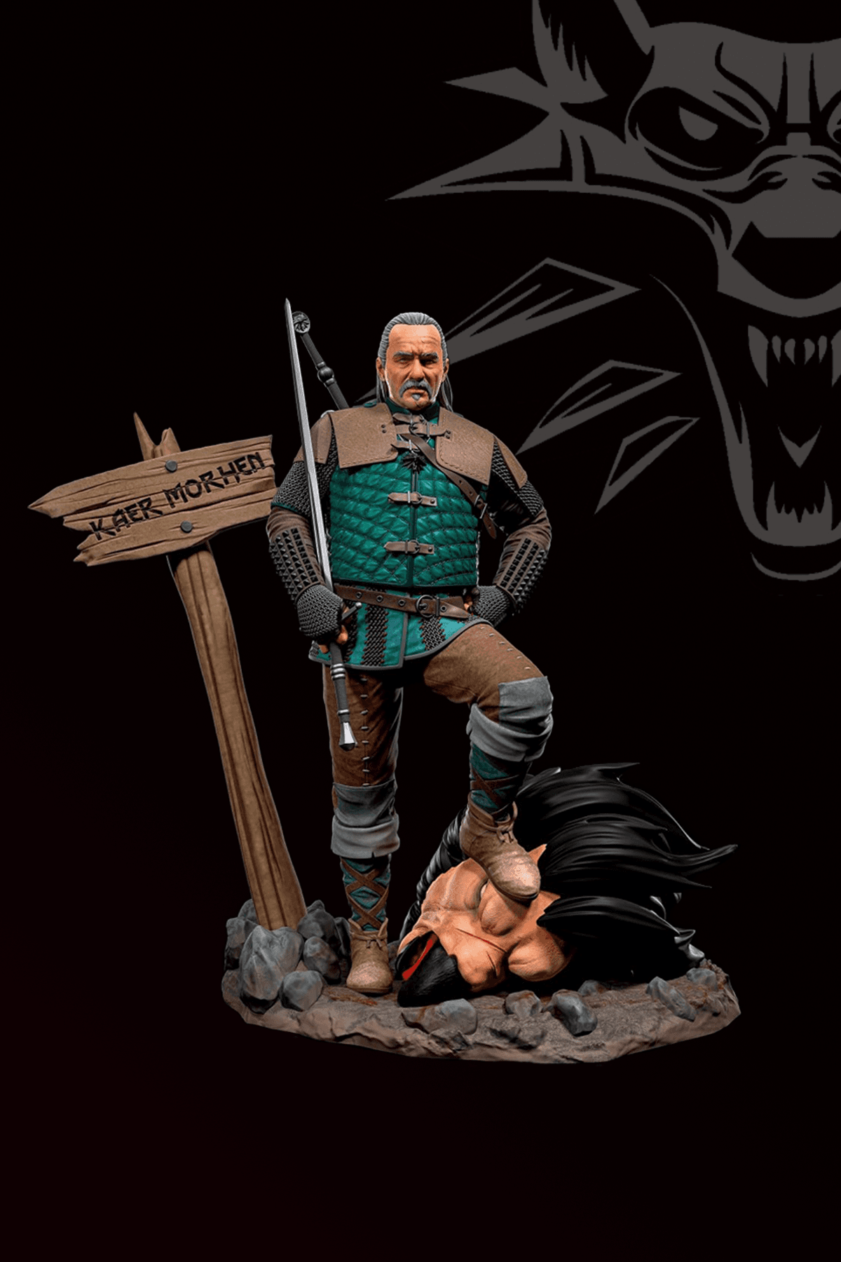 Vesemir Diaroma - The Witcher