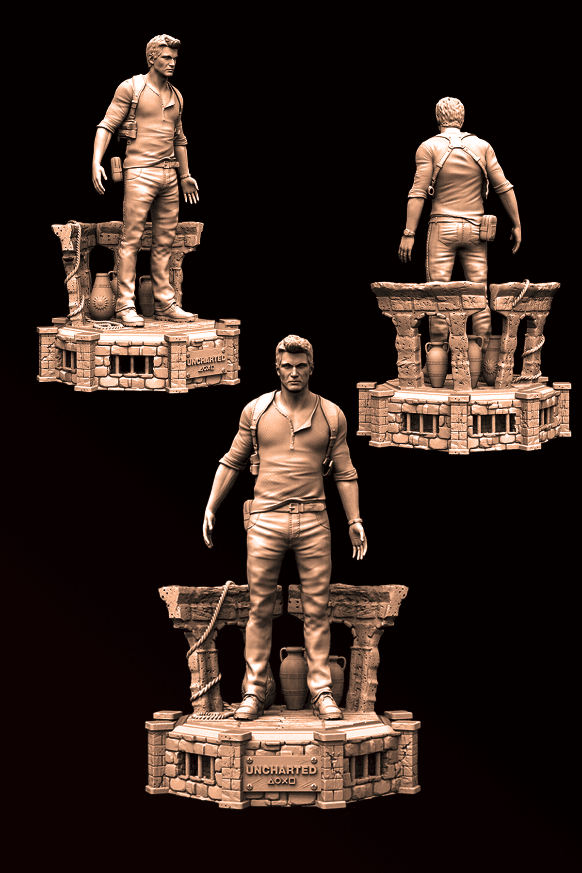 Nathan Drake Diaroma 1 - Uncharted