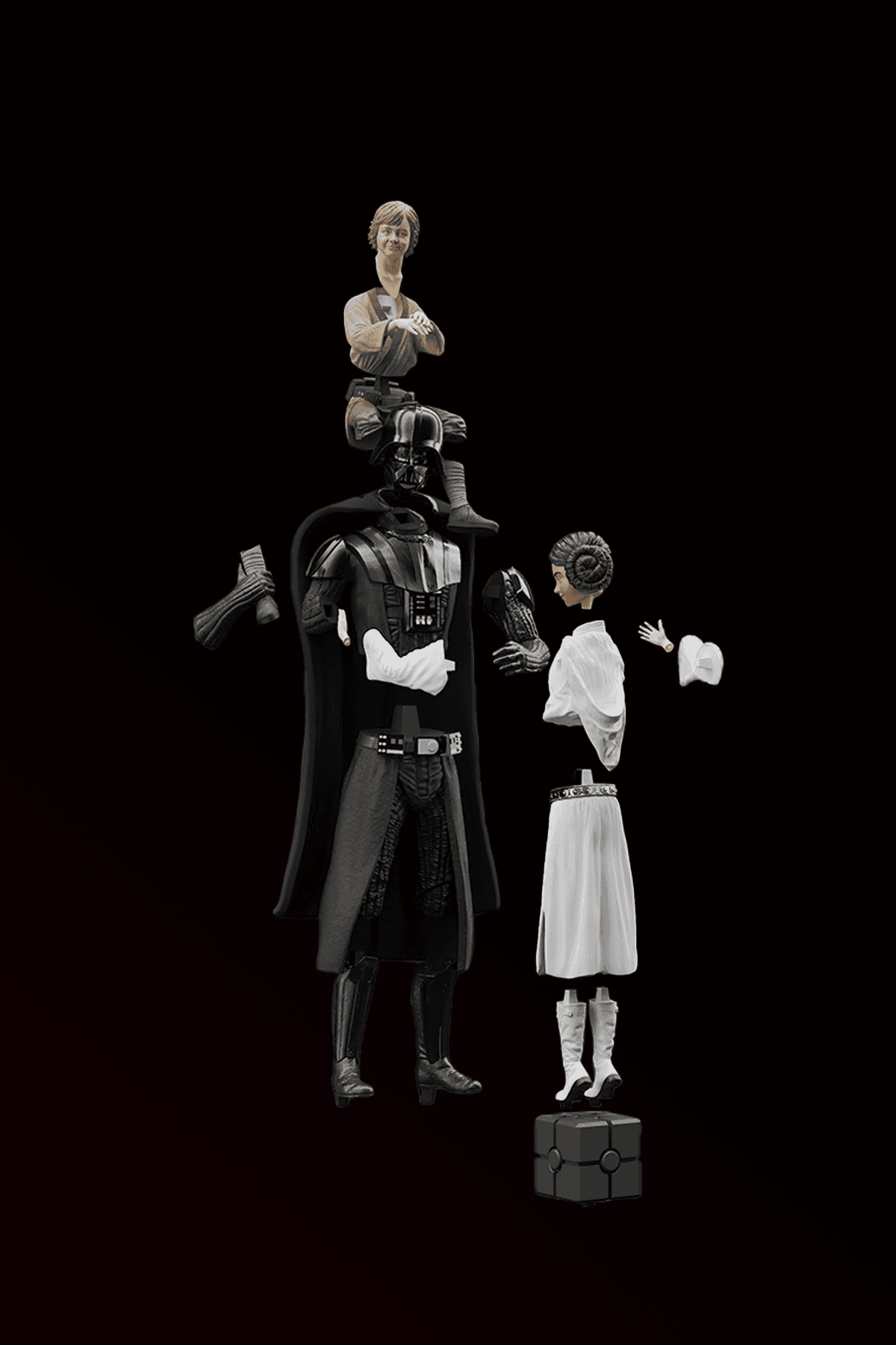 Star Wars - Darth Vader Family Diaroma