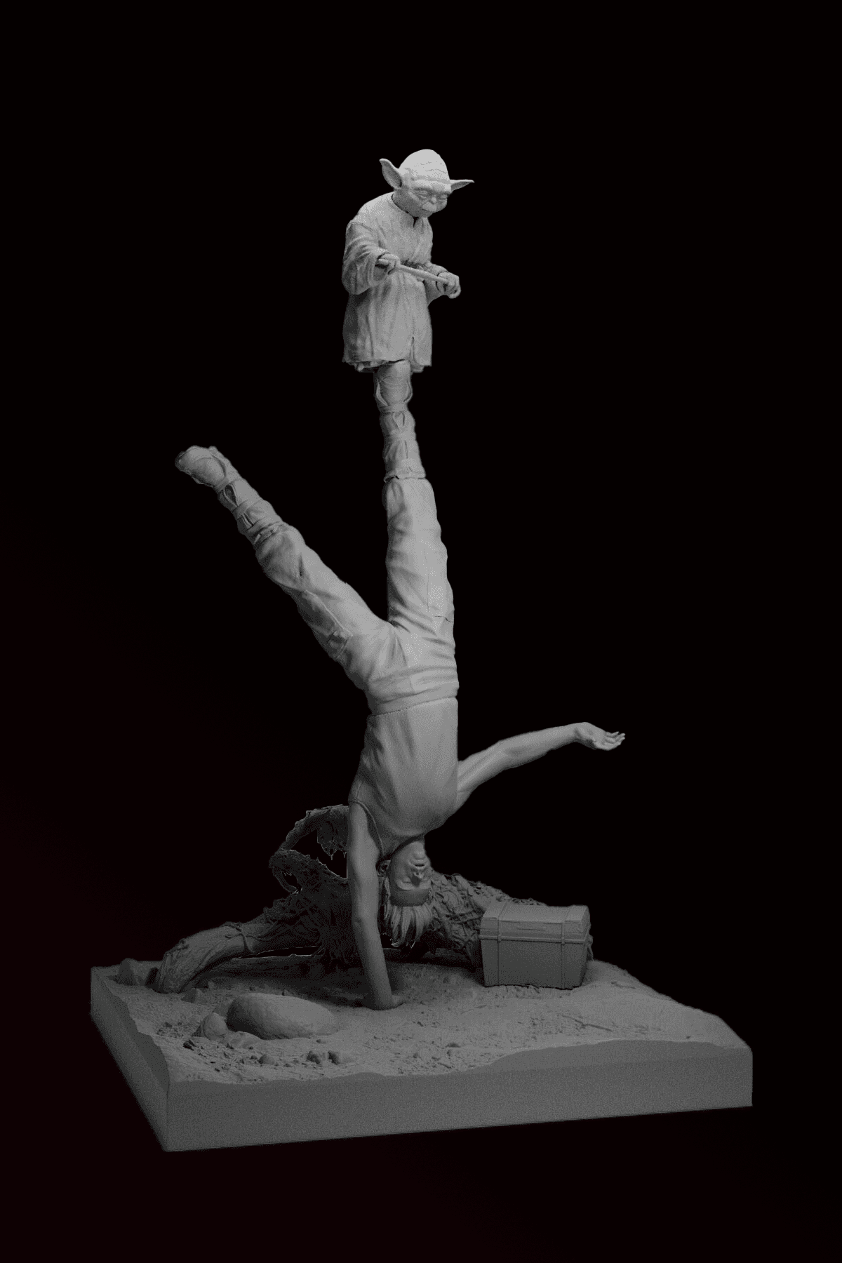 Star Wars - Yoda Dagobah Luke Diaroma