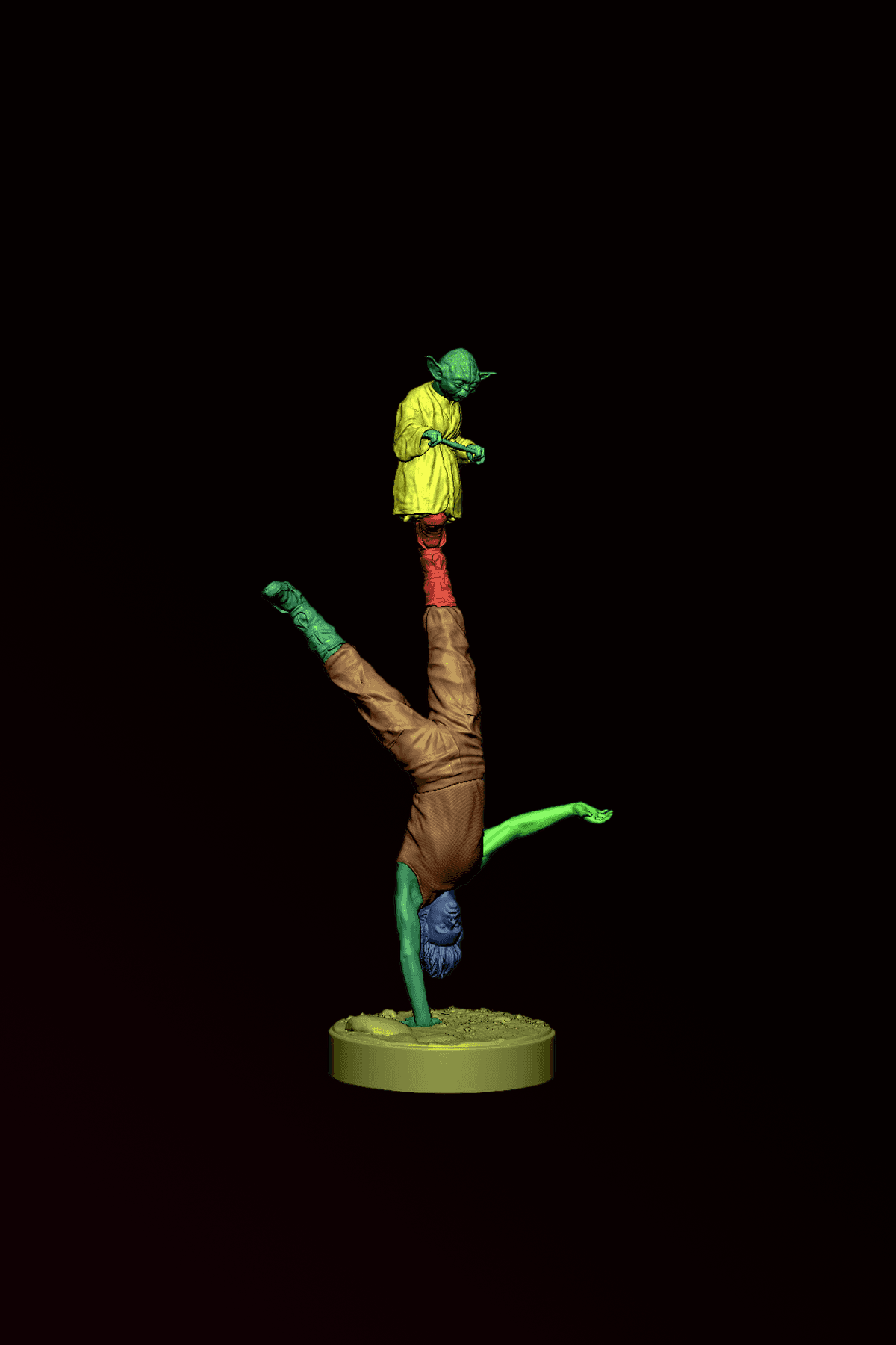 Star Wars - Yoda Dagobah Luke Diaroma