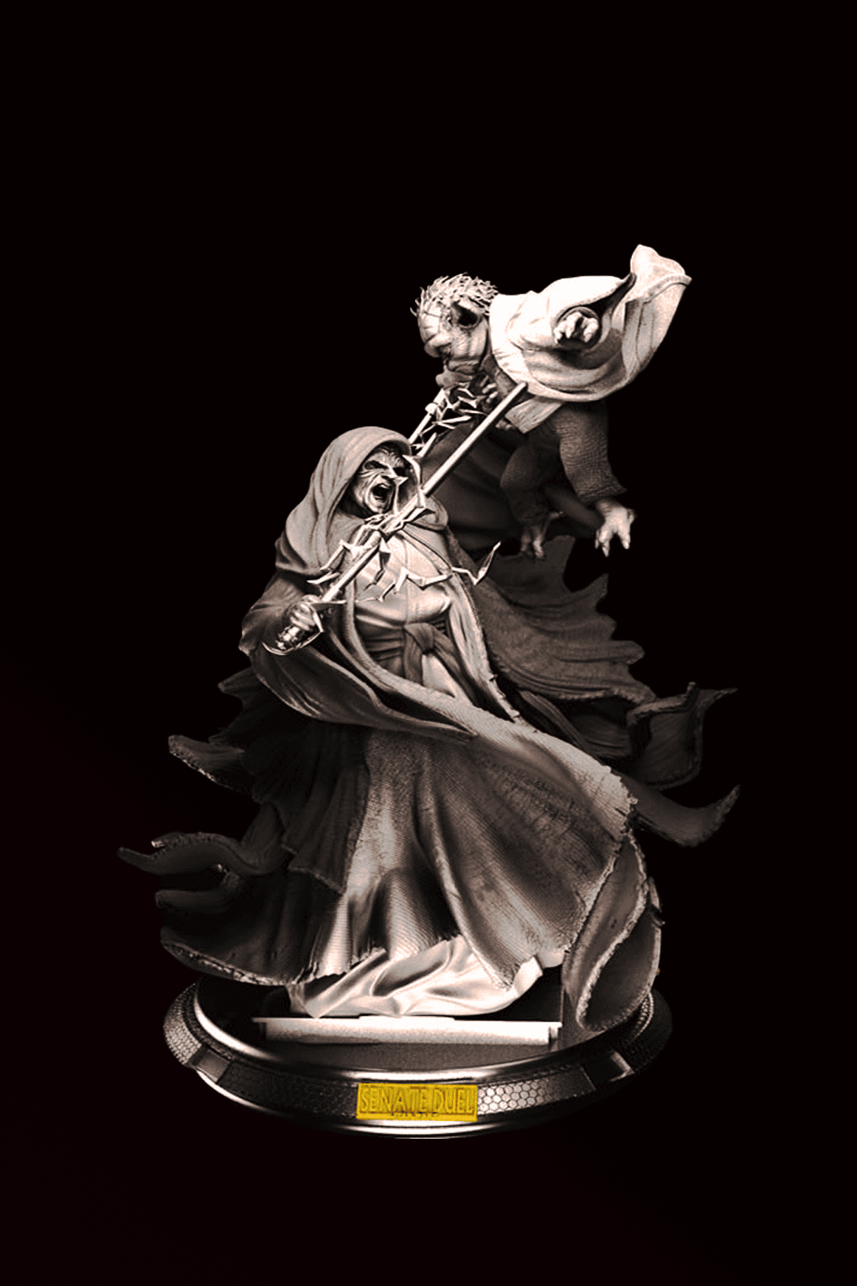 Star Wars - Darth Sidious Vs Yoda Diaroma