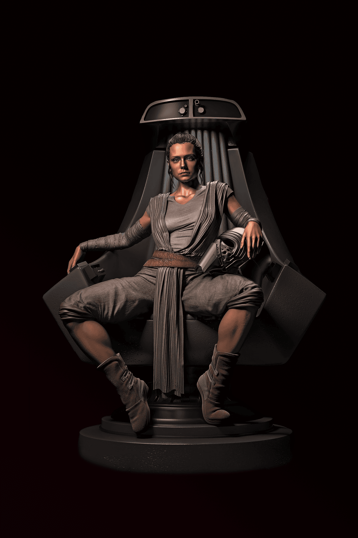 Star Wars - Rey Skywalker Diaroma